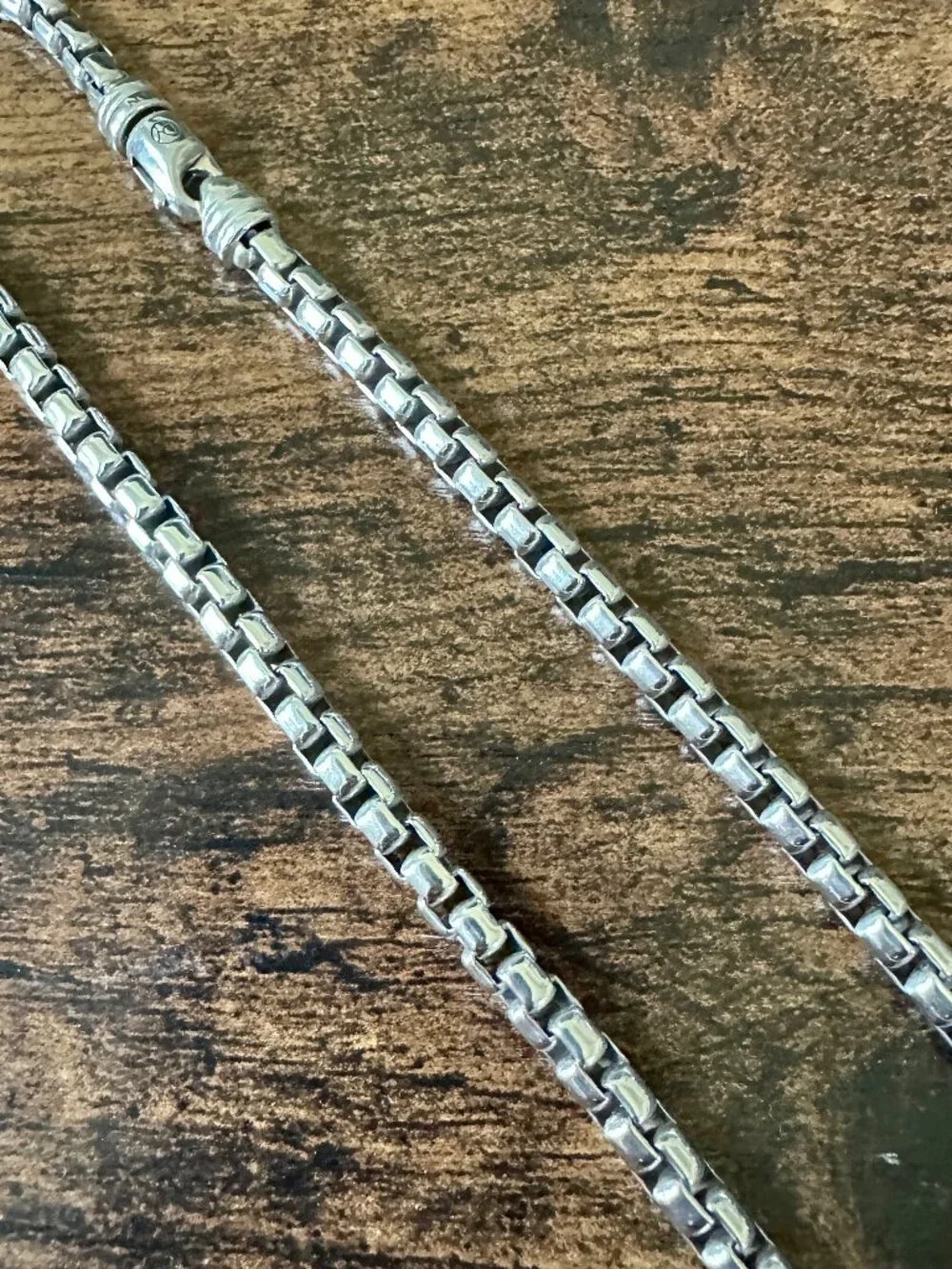 David Yurman Box Chain Necklace in Sterling Silver, 5mm, 22